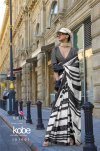 Kobe Nx By Rajtex Satin Crepe Modern Printed Saree